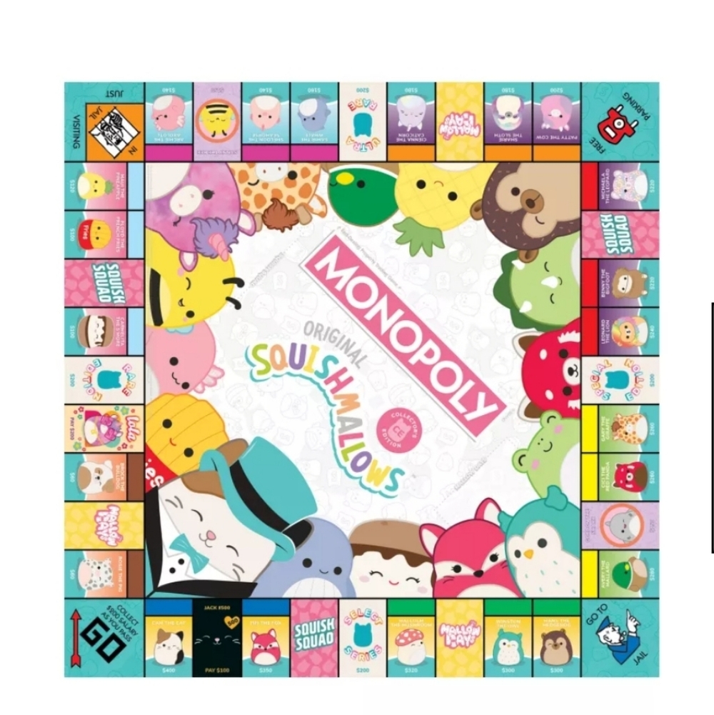 Monopoly: Original Squishmallows Collector's Edition board game. Unopened, NIB - Picture 4 of 5